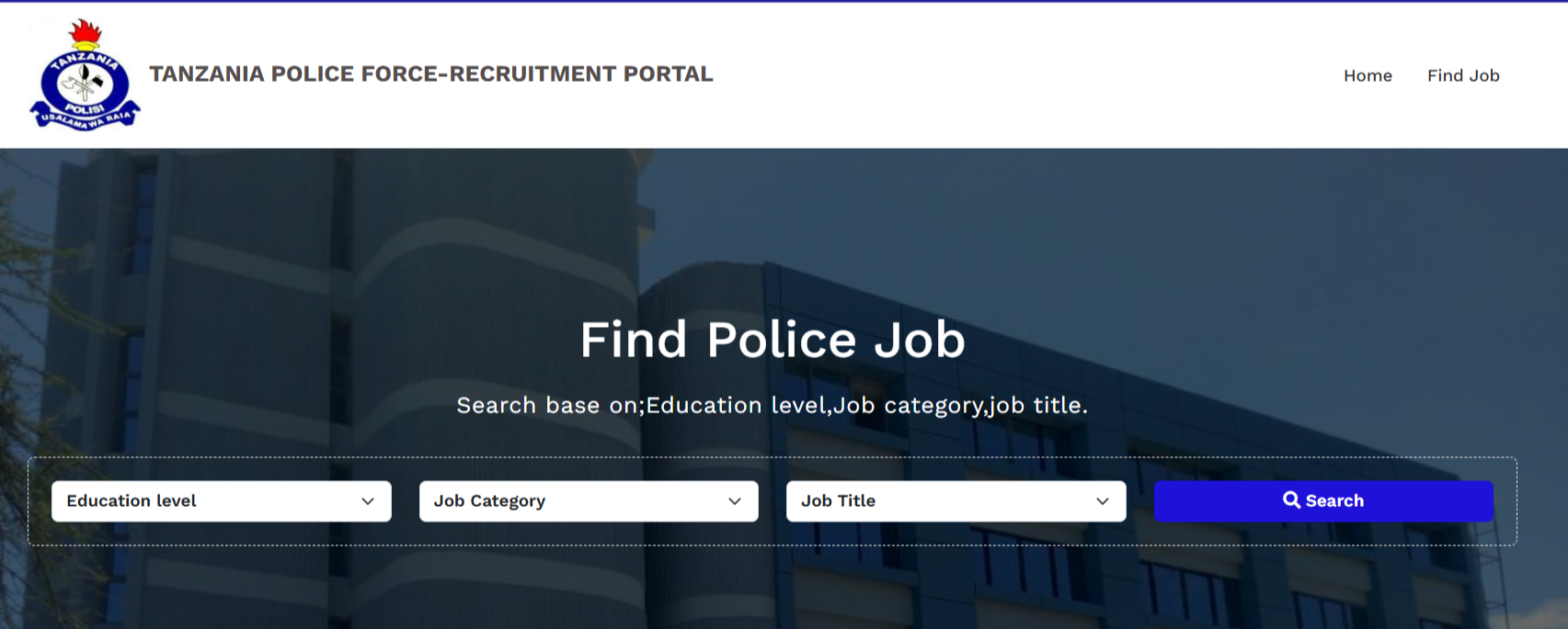 TPF Recruitment Portal: Sign-Up, Login and Password Recovery